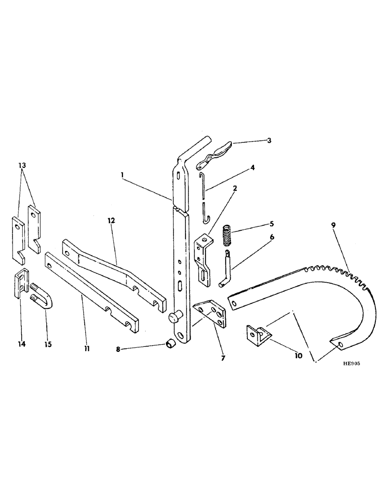Схема запчастей Case IH 510 - (A-15) - HAND LIFT 