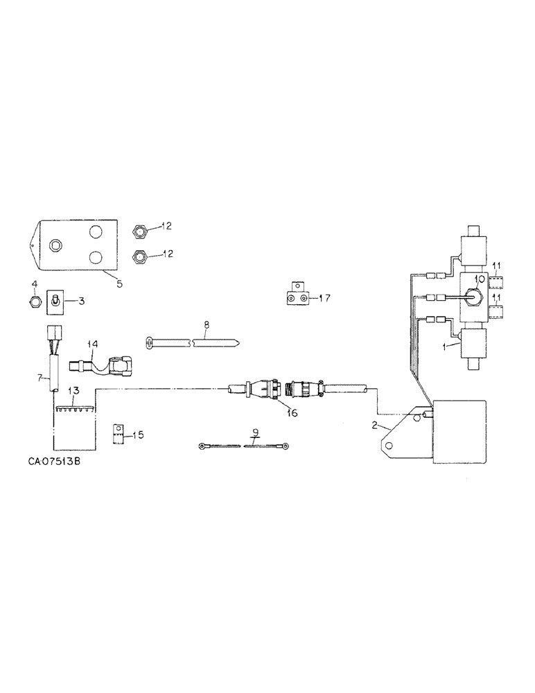 Схема запчастей Case IH 800 - (09-15) - MARKERS, MARKER SELECTOR VALVE AND CONNECTIONS, UNITS H, J, K, L, N, P, Q, R, U AND V (08) - HYDRAULICS