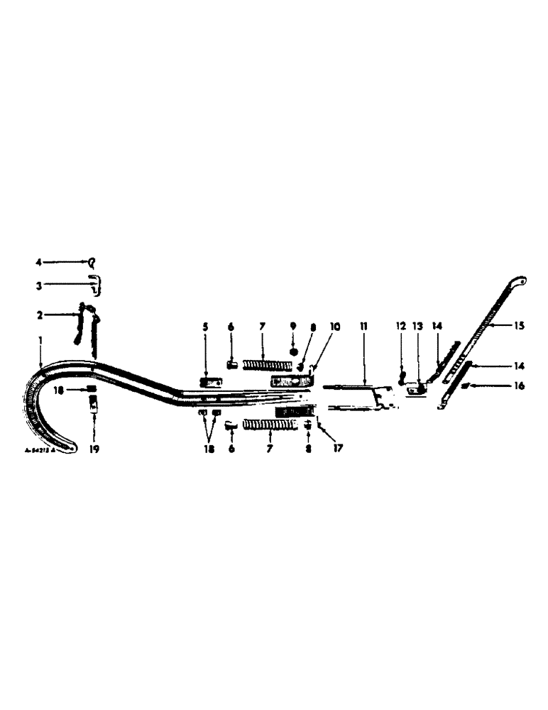 Схема запчастей Case IH 189 - (H-2) - BEAM AND ADJUSTING LINK 