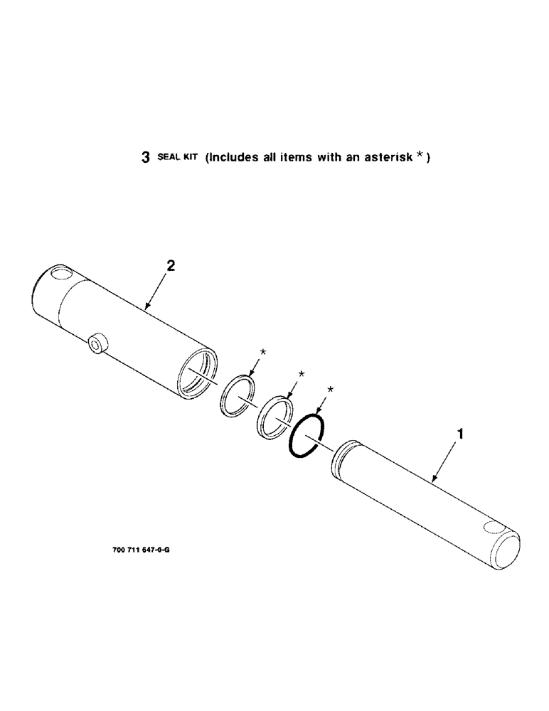 Схема запчастей Case IH 8850 - (08-20) - HYDRAULIC CYLINDER ASSEMBLY, HEADER LIFT, 700711647 HYDRAULIC CYLINDER COMPLETE (08) - HYDRAULICS