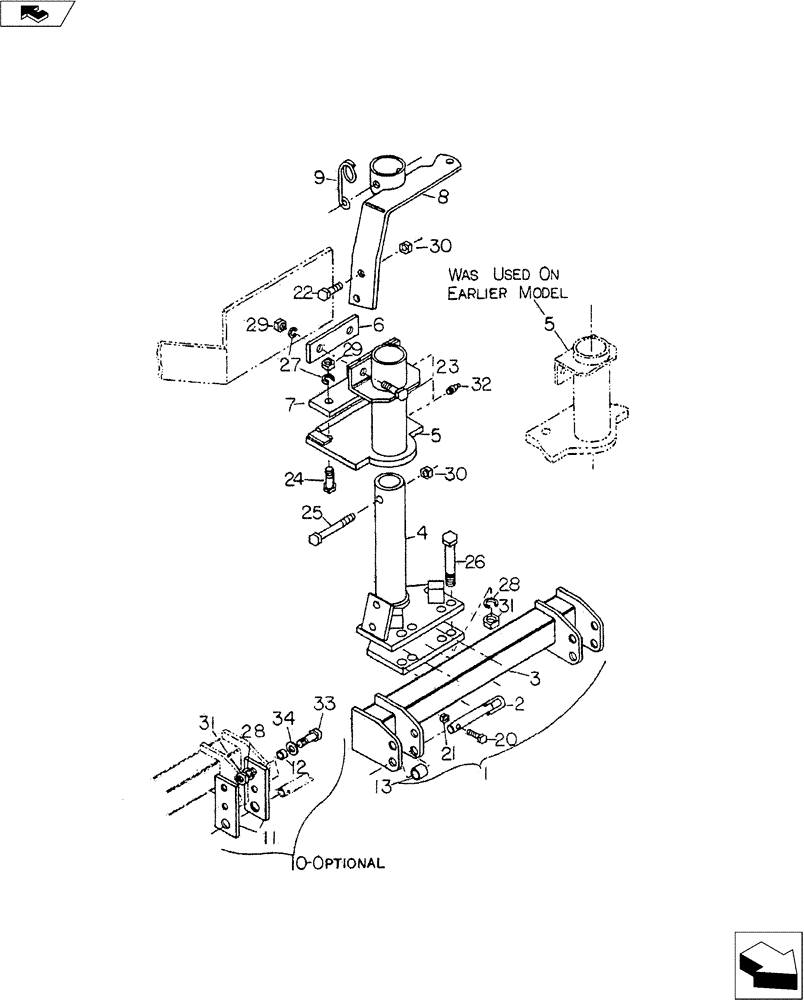 Схема запчастей Case IH 30 SERIES - (39.110.01) - HITCH (39) - FRAMES AND BALLASTING