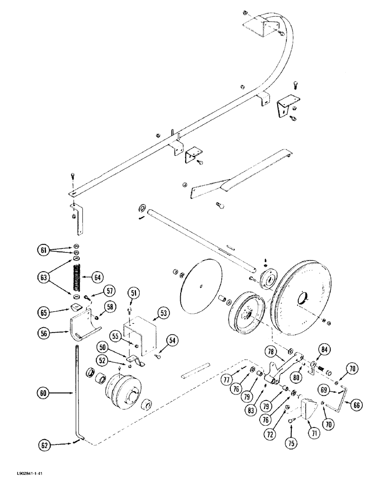 Схема запчастей Case IH 1670 - (9E-14) - GRAIN TANK UNLOADER BELT DRIVE, (CONT) (17) - GRAIN TANK & UNLOADER