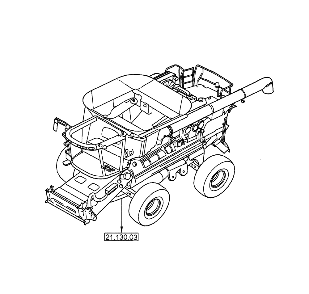 Схема запчастей Case IH 9120 - (00.000.21) - PICTORIAL INDEX - TRANSMISSION (00) - GENERAL & PICTORIAL INDEX