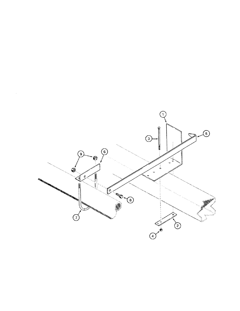 Схема запчастей Case IH 4200 - (09-04) - DEPTH CONTROL GAUGE, REAR MAIN FRAME ROCKSHAFT (09) - CHASSIS/ATTACHMENTS