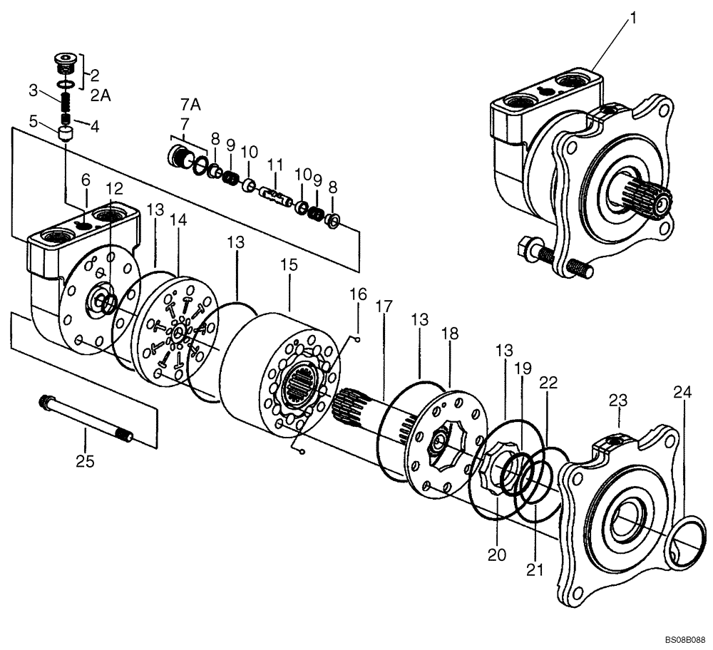 Схема запчастей Case IH 75XT - (06-12) - MOTOR ASSY (Jun 15 2011 1:21PM) (06) - POWER TRAIN
