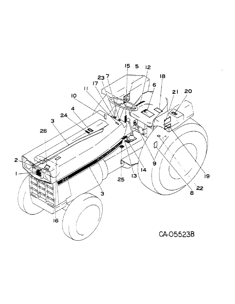 Схема запчастей Case IH 284 - (02-03) - MISCELLANEOUS, PRODUCT GRAPHICS Accessories & Attachments / Miscellaneous
