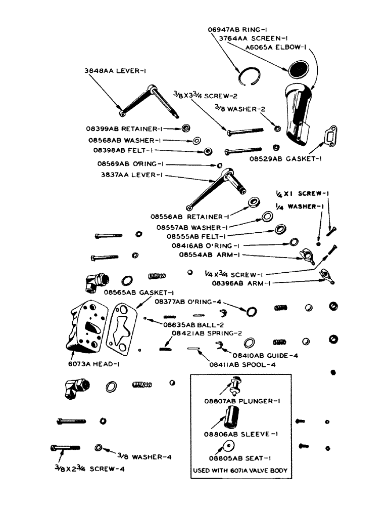 Схема запчастей Case IH S-SERIES - (144) - HYDRAULIC SINGLE AND DUAL CONTROL UNIT, HYDRAULIC SINGLE AND DUAL VALVE, SINGLE VALVE, S, SC, SO (08) - HYDRAULICS