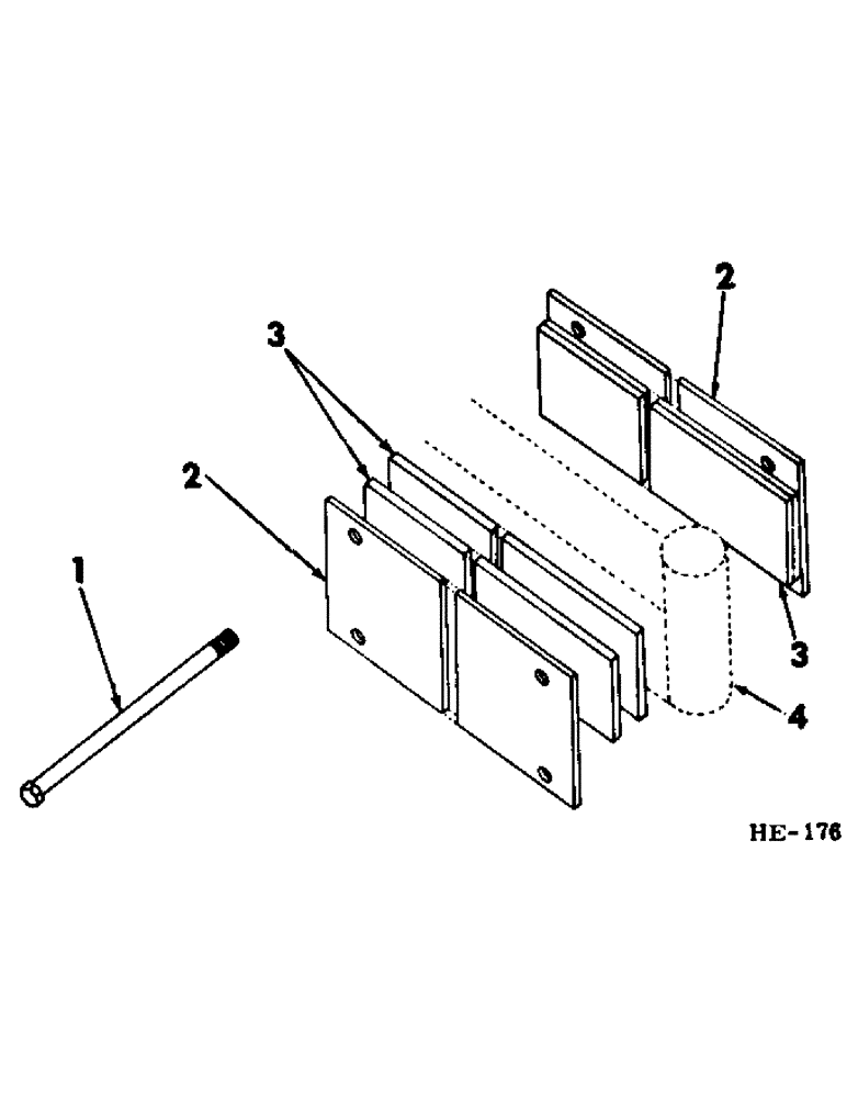 Схема запчастей Case IH 275 - (N-13) - PARTS ACCESSORIES AND ATTACHMENTS, TAIL WHEEL BEAM COUNTER WEIGHT Accessories & Attachments