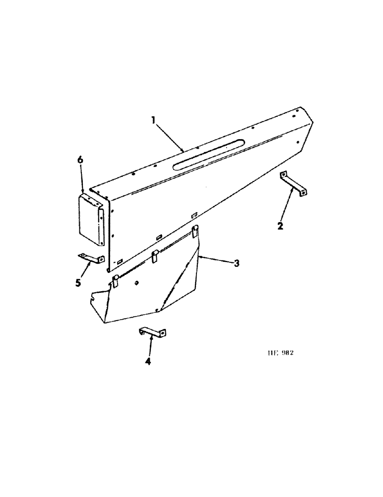 Схема запчастей Case IH 225 - (Q-24) - PLATFORM, REEL SHIELDS, RIGHT HAND Platforms