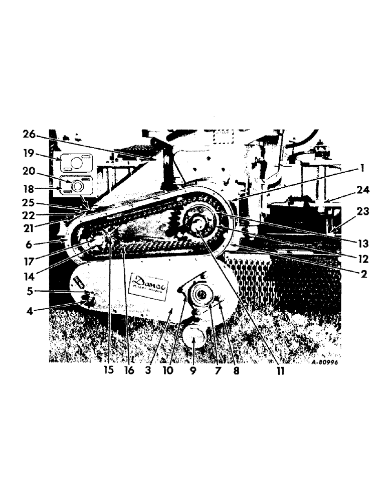 Схема запчастей Case IH HR8-1 - (P-08) - PTO DRIVE PARTS 