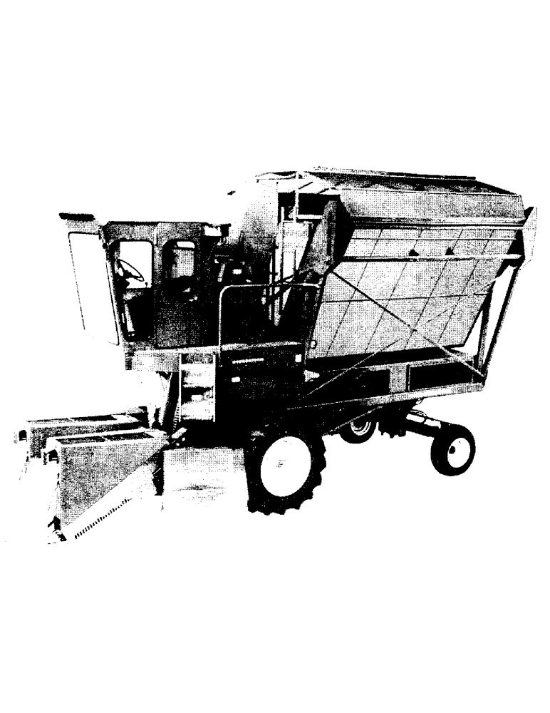 Схема запчастей Case IH 95 - (00-06) - INTRODUCTION, 95 COTTON HARVESTER, LEFT FRONT VIEW, SERIAL NUMBER 501 AND ABOVE (00) - GENERAL