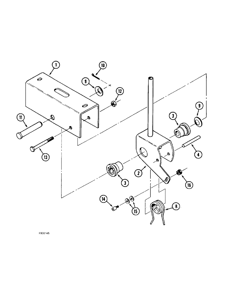 Схема запчастей Case IH 9330 - (6-038) - TRANSMISSION SHIFT CONTROLS, PULSER CONTROL ASSEMBLY (06) - POWER TRAIN