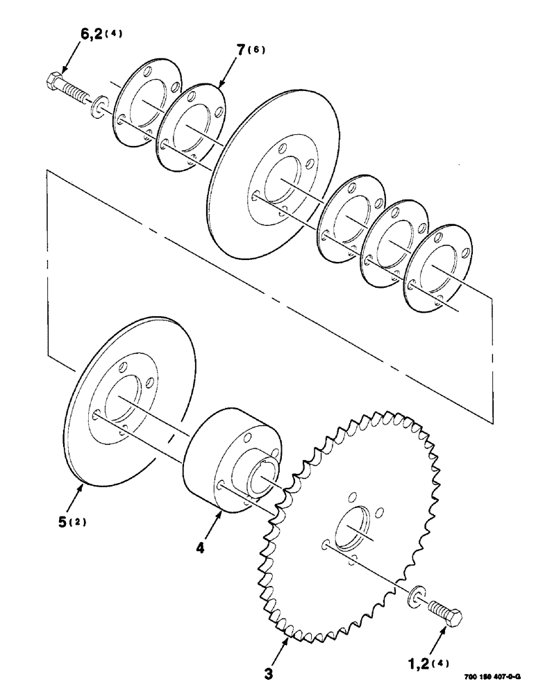 Схема запчастей Case IH SC412 - (2-26) - SHEAVE ASSEMBLY (09) - CHASSIS