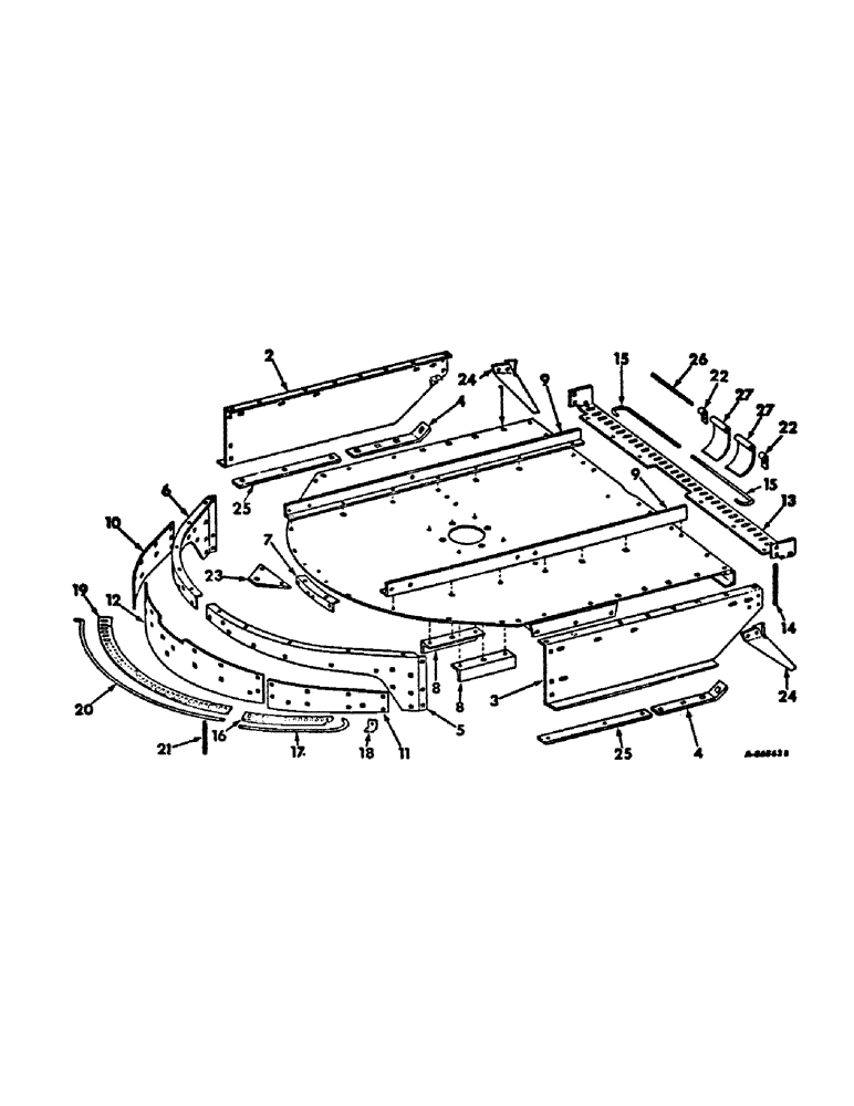 Схема запчастей Case IH 311 - (Q-03) - MAIN FRAME AND RELATED PARTS 