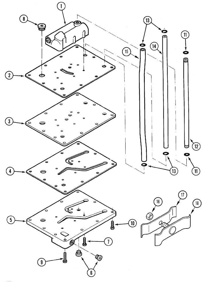 Схема запчастей Case IH C80 - (08-07) - REGULATOR VALVE AND PLATE (08) - HYDRAULICS