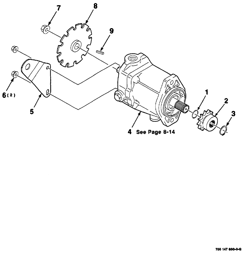 Схема запчастей Case IH 8860 - (08-10) - MOTOR ASSEMBLY - LEFT (35) - HYDRAULIC SYSTEMS