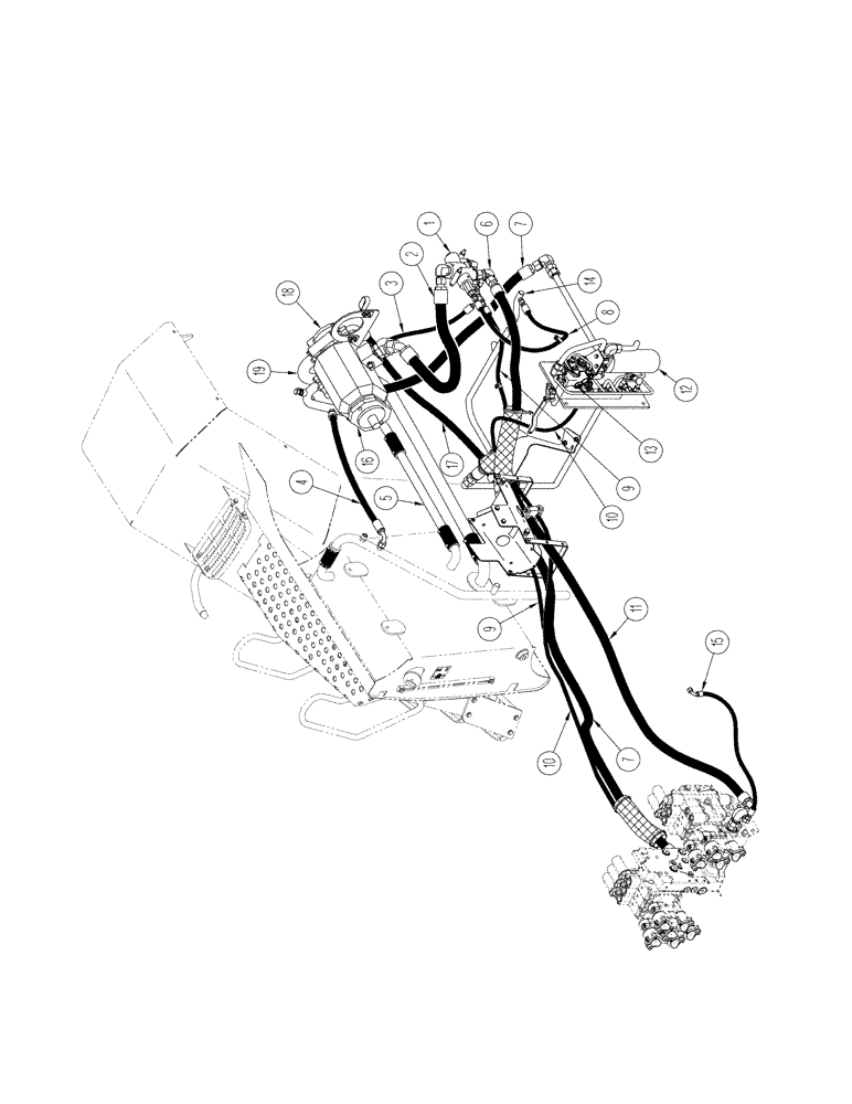 Схема запчастей Case IH STX425 - (01-12) - PICTORIAL INDEX - CHARGE PUMP AND AUXILIARY REMOTE CIRCUIT WITH HIGH OUTPUT HYDRAULICS (00) - PICTORIAL INDEX