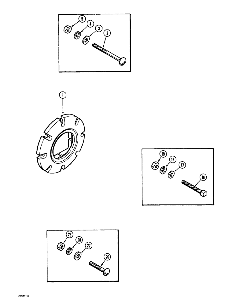 Схема запчастей Case IH 8920 - (6-092) - REAR WHEEL WEIGHT, PRIOR TO P.I.N. JJA0083000 (06) - POWER TRAIN