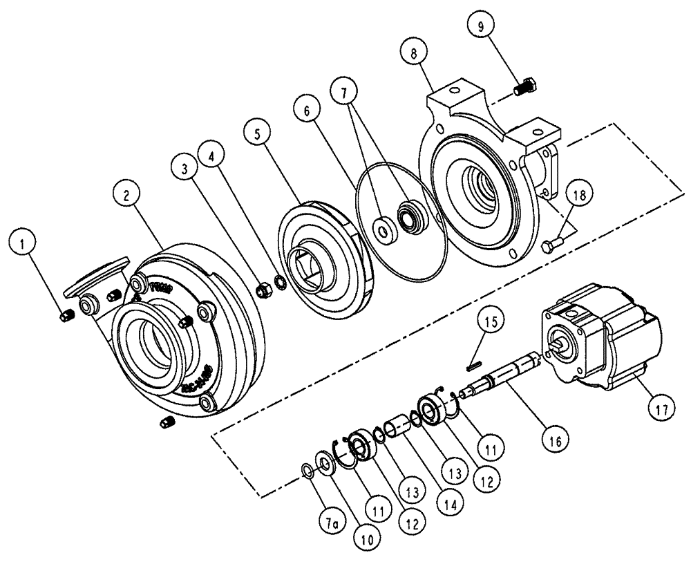 Схема запчастей Case IH SPX3320 - (09-013[01]) - PRODUCT PUMP, ACE Liquid Plumbing