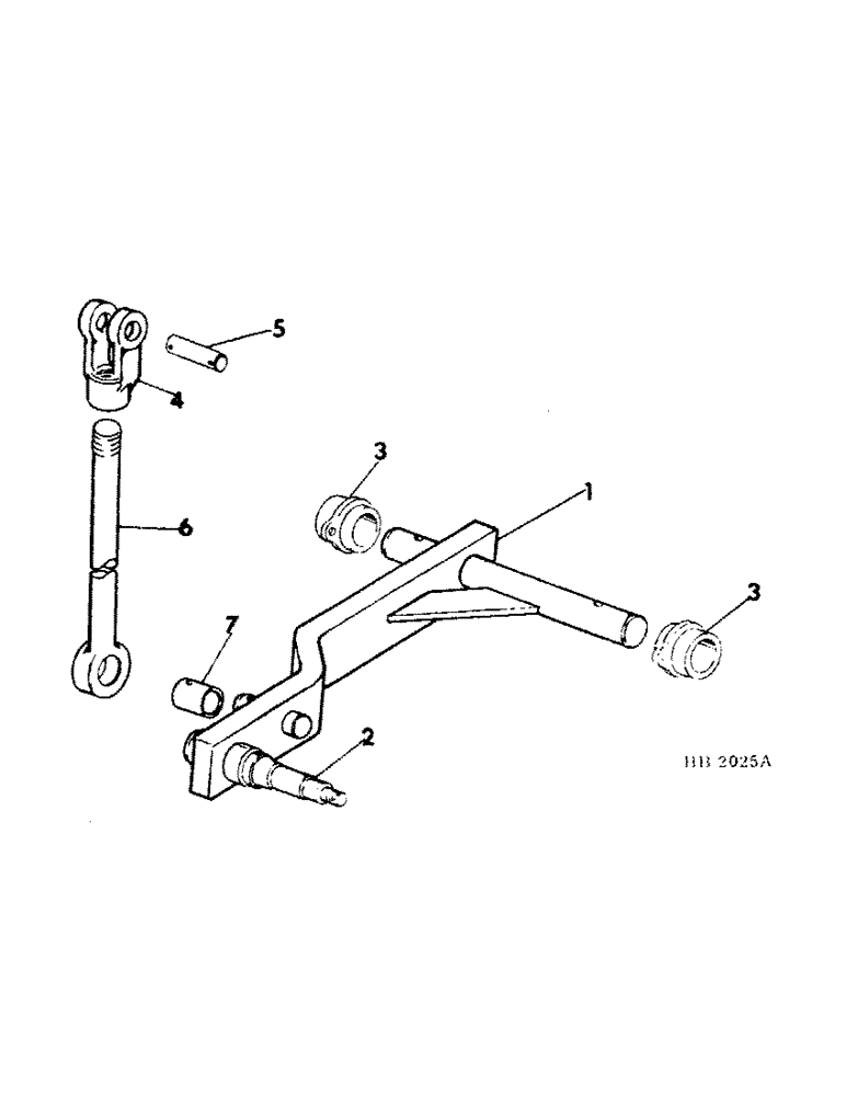 Схема запчастей Case IH 45 - (C-04) - AXLE AND CONNECTIONS, PRIOR TO SERIAL NO. 5526 
