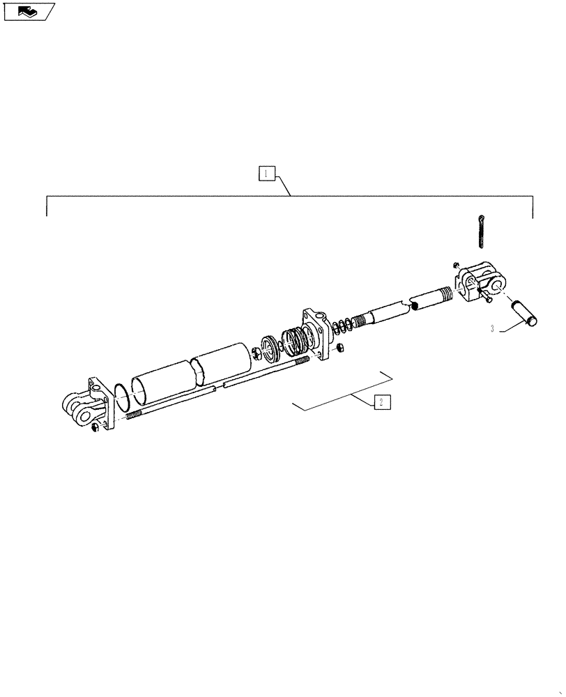 Схема запчастей Case IH CRUMBLER - (35.100.03) - HYDRAULIC CYLINDERS 3000 PSI (08) - HYDRAULICS