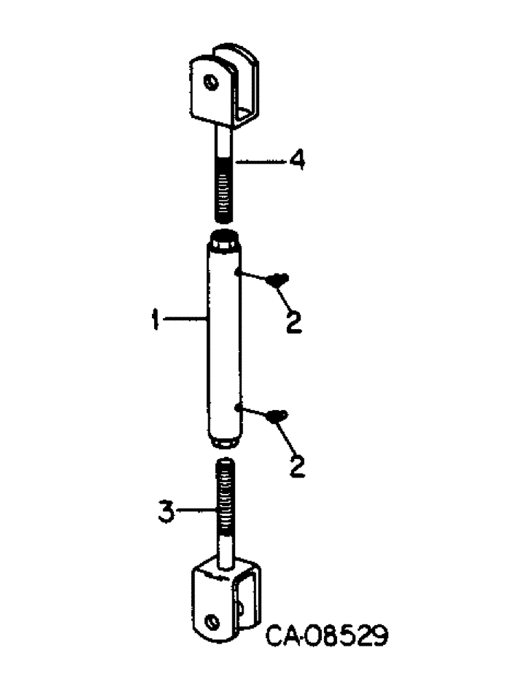 Схема запчастей Case IH 6500 - (B-13) - TURNBUCKLE ATTACHMENT, MANUAL DISK GANG DEPTH CONTROL 