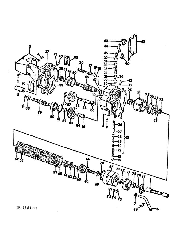 Схема запчастей Case IH 986 - (07-27) - DRIVE TRAIN, INDEPENDENT POWER TAKE OFF, DUAL SPEED (04) - Drive Train