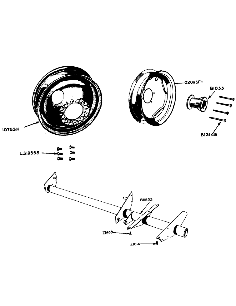 Схема запчастей Case IH 130 - (38) - DUAL WHEEL 