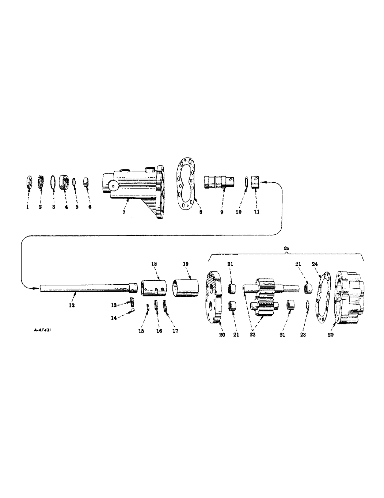 Схема запчастей Case IH 414 - (197) - POWER STEERING, POWER STEERING UNIT (41) - STEERING
