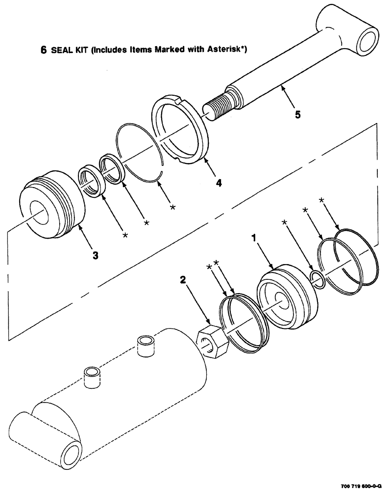 Схема запчастей Case IH 8860HP - (08-58) - HYDRAULIC MASTER CYLINDER ASSEMBLY - LEFT (S.N. CFH0145471 AND LATER) (35) - HYDRAULIC SYSTEMS