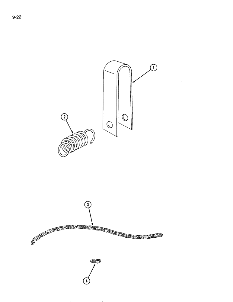 Схема запчастей Case IH 146 - (9-22) - PRESSURE SPRING 