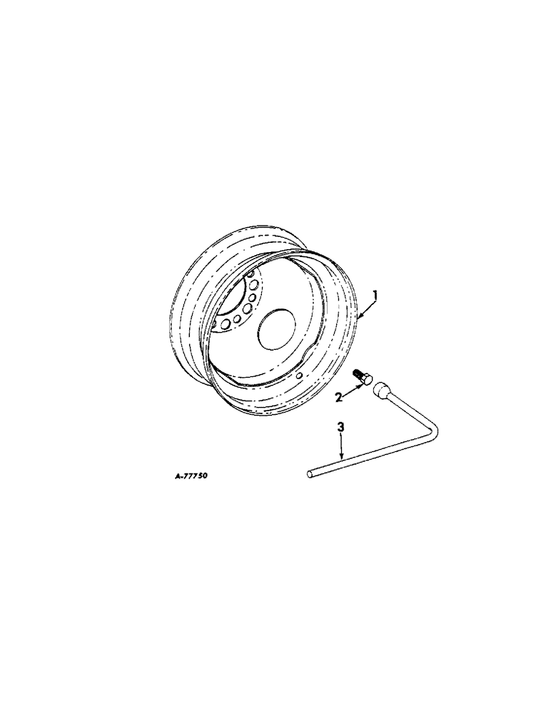 Схема запчастей Case IH 420 - (D-37[B]) - LEFT DUAL WHEEL ATTACHMENT WHEN ORDERED 