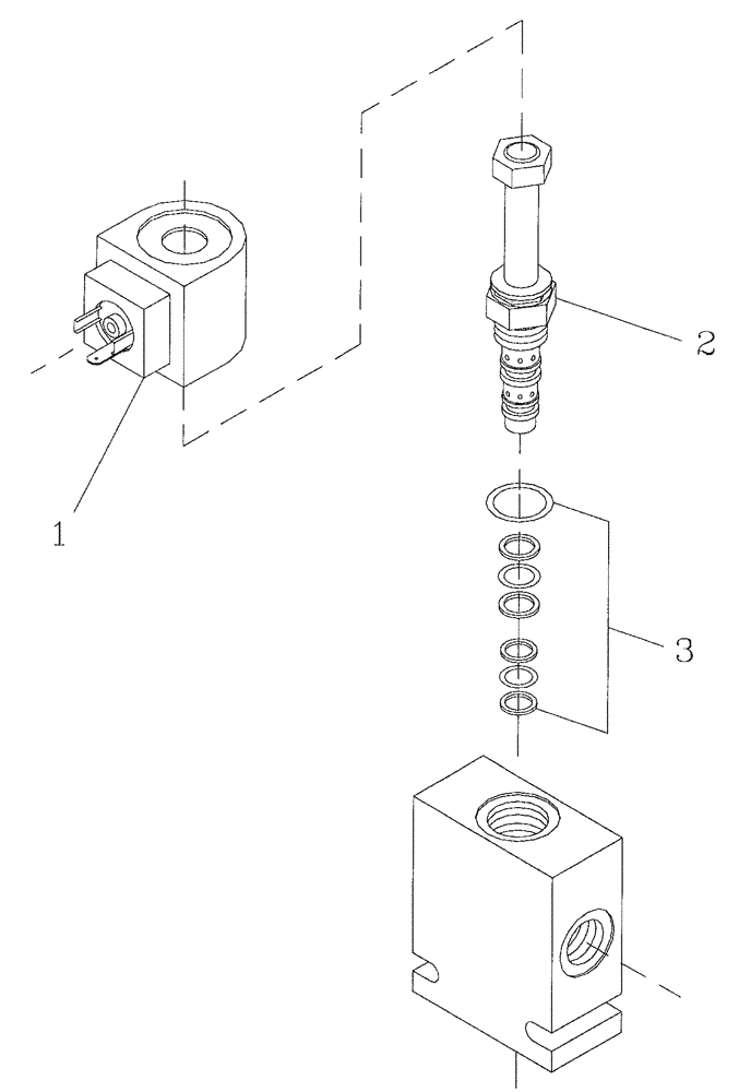 Схема запчастей Case IH 7700 - (B05[16]) - HYDRAULIC SOLENOID VALVE Hydraulic Components & Circuits