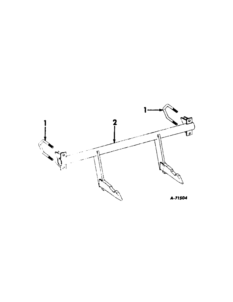 Схема запчастей Case IH 463 - (V-06[A]) - COUPLING BEAM 
