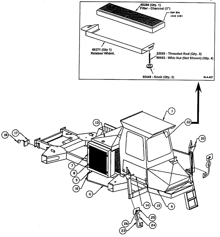 Схема запчастей Case IH PATRIOT WT - (01-001) - CAB Cab Interior
