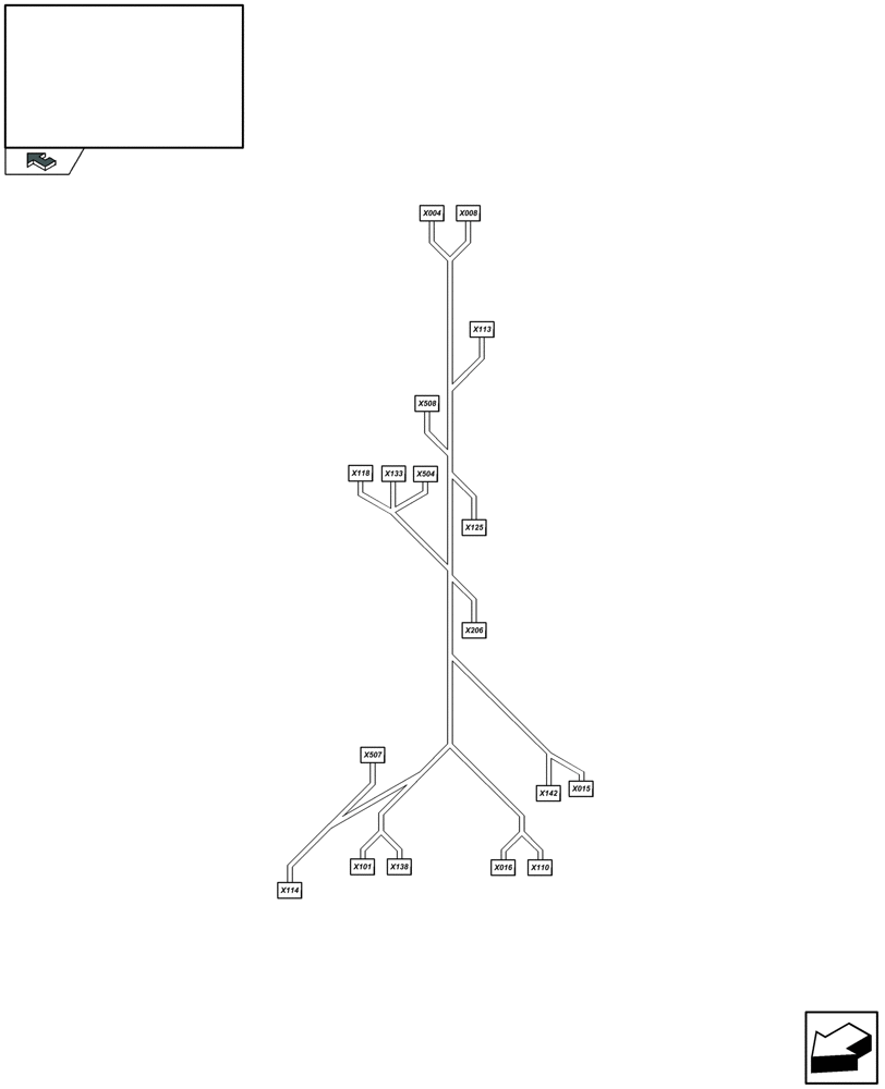 Схема запчастей Case IH LB433S - (06.528[02]) - CABLE HARNESS: 84243503 - D814 (06) - ELECTRICAL SYSTEMS