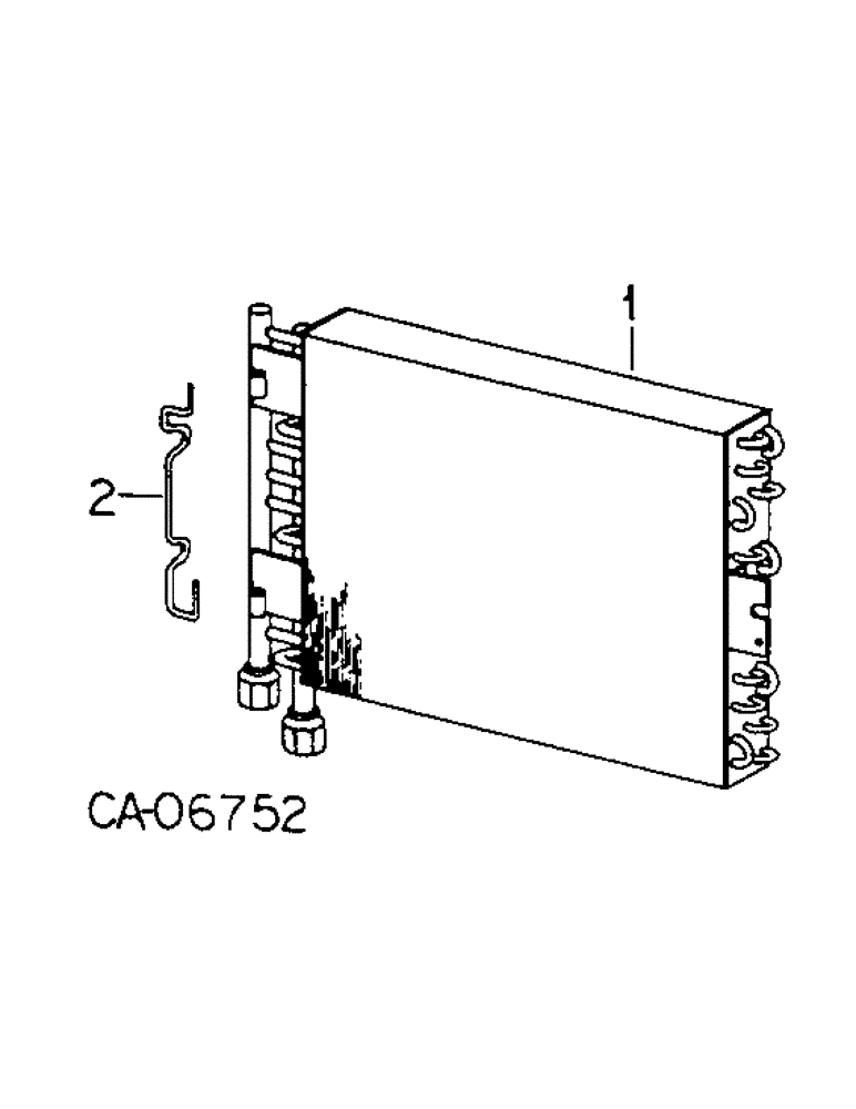 Схема запчастей Case IH 6388 - (06-01) - COOLING, OIL COOLER Cooling