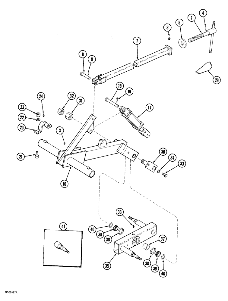 Схема запчастей Case IH 5600 - (9-082) - WING FRAME AXLES AND DEPTH CONTROL, LEVEL LIFT MODELS, VERTICAL AND DOUBLE FOLD PRIMARY WING (18) - MISCELLANEOUS