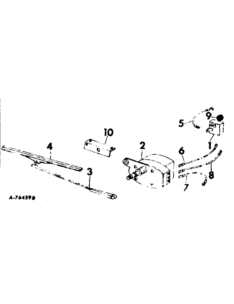 Схема запчастей Case IH 915 - (N-07) - PARTS ACCESSORIES AND ATTACHMENTS, WINDSHIELD WIPER Accessories & Attachments
