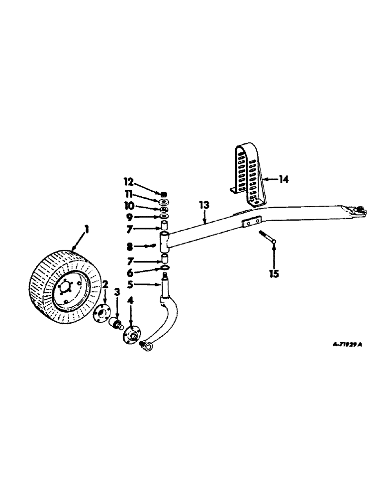 Схема запчастей Case IH 311 - (Q-10) - GAUGE WHEEL 