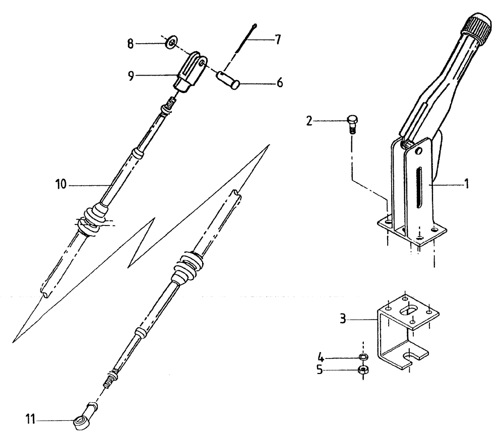 Схема запчастей Case IH 7700 - (A04[35A]) - HAND BRAKE Mainframe & Functioning Components