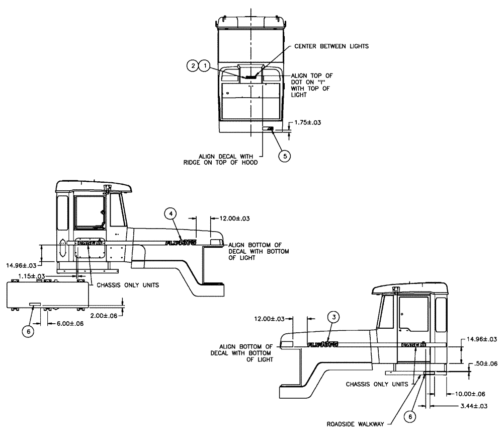Схема запчастей Case IH FLX4300 - (09-001) - EXTERIOR DECALS-GRAPHICS (13) - DECALS