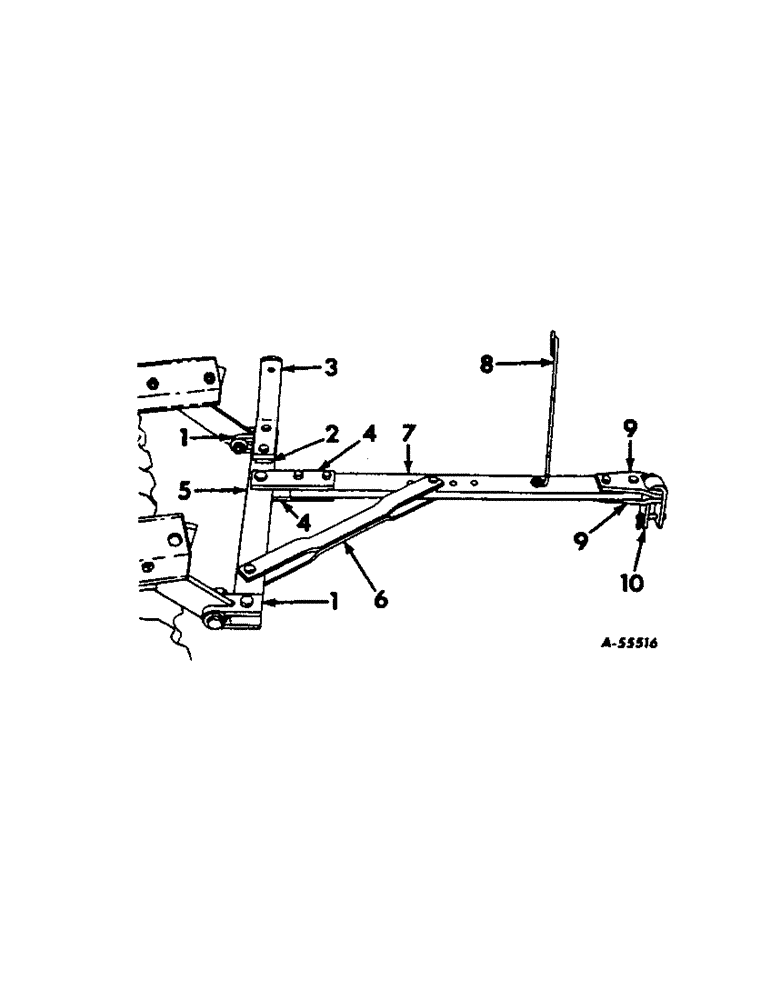 Схема запчастей Case IH 45 - (F-4[A]) - TONGUE ASSEMBLY 
