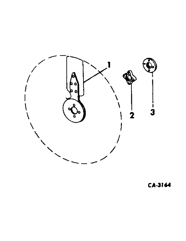 Схема запчастей Case IH V-304 - (A-07) - FAN BLADES AND SPACERS, BELTS 