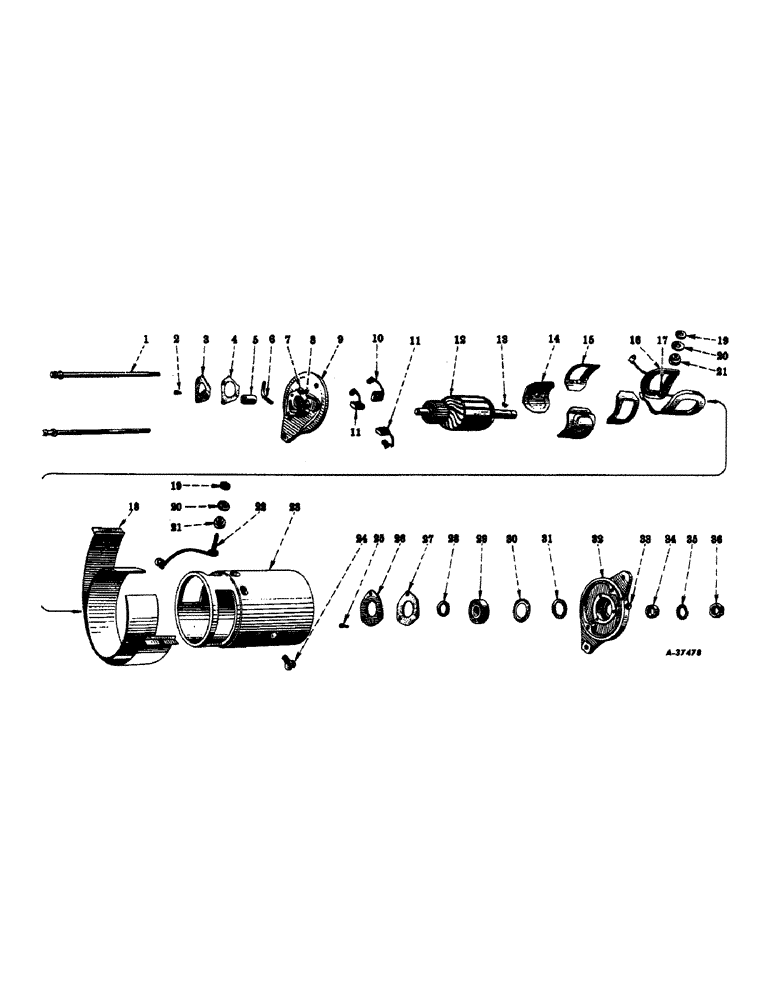 Схема запчастей Case IH SUPER C - (060) - ELECTRICAL SYSTEM, GENERATOR, DELCO-REMY (06) - ELECTRICAL SYSTEMS