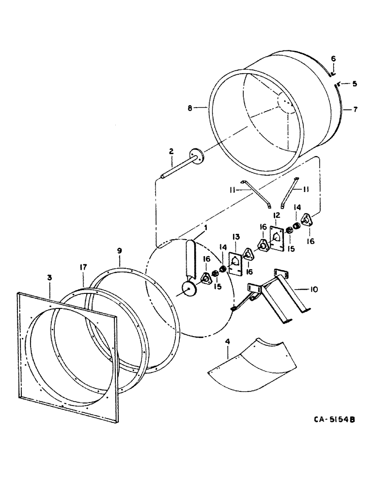 Схема запчастей Case IH 1480 - (06-01) - COOLING, ROTARY AIR SCREEN Cooling