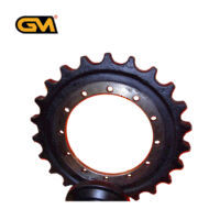 Звездочка экскаватора для PC250 PC280 PC300 с номером детали 20Y-27-11581 20Y-27-11582 20Y-27-11583