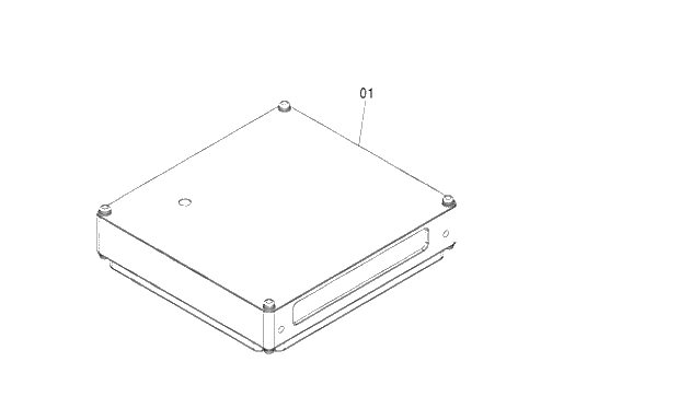 Схема запчастей Hitachi ZX250K-3G - 071 CONTROL UNIT 01 UPPERSTRUCTURE
