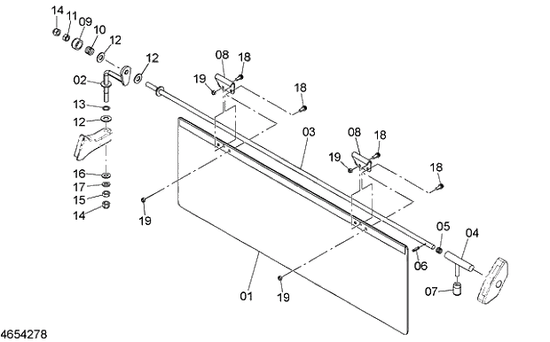 Схема запчастей Hitachi ZX470R-5G - 019 SUNVISOR 10 CAB
