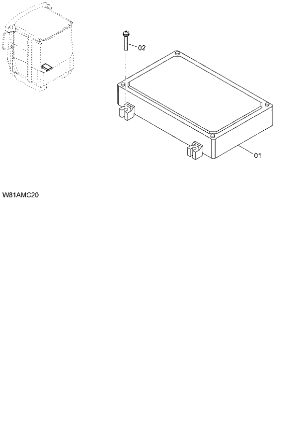 Схема запчастей Hitachi ZW250 - 148_MAIN CONTROLLER 6CH,HCH,HEH (MCF003) (005101-009999). 05 ELECTRICAL SYSTEM